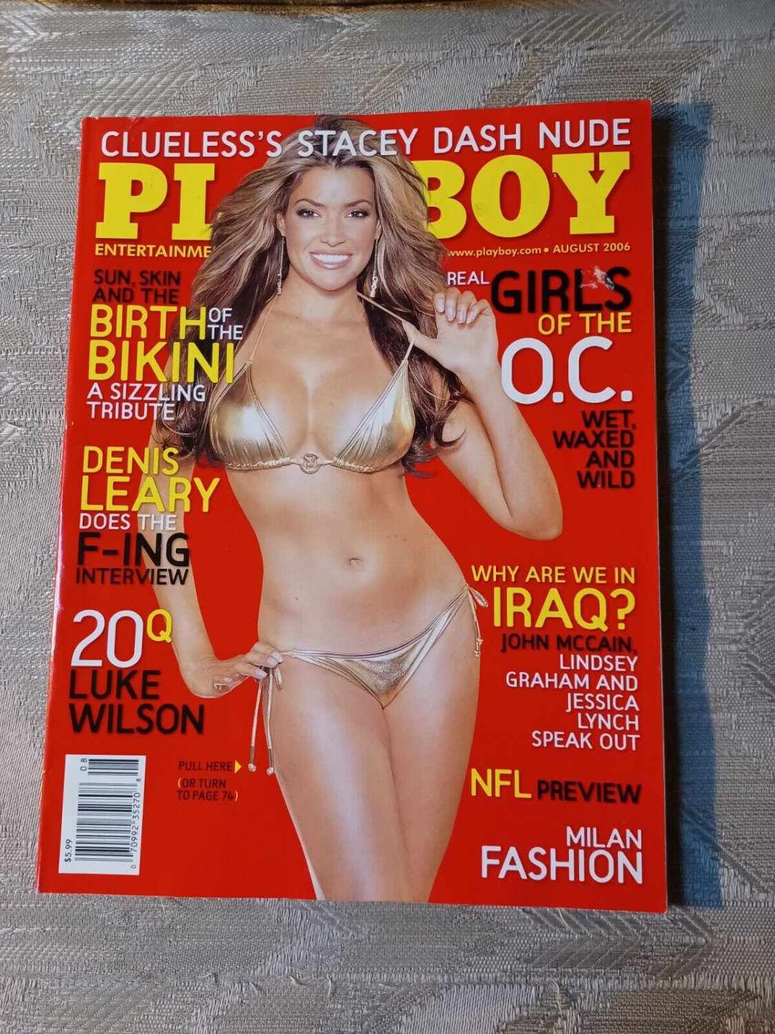 Playboy Magazine August 2006 The OC Clueless Stacey Dash Debis Leary
