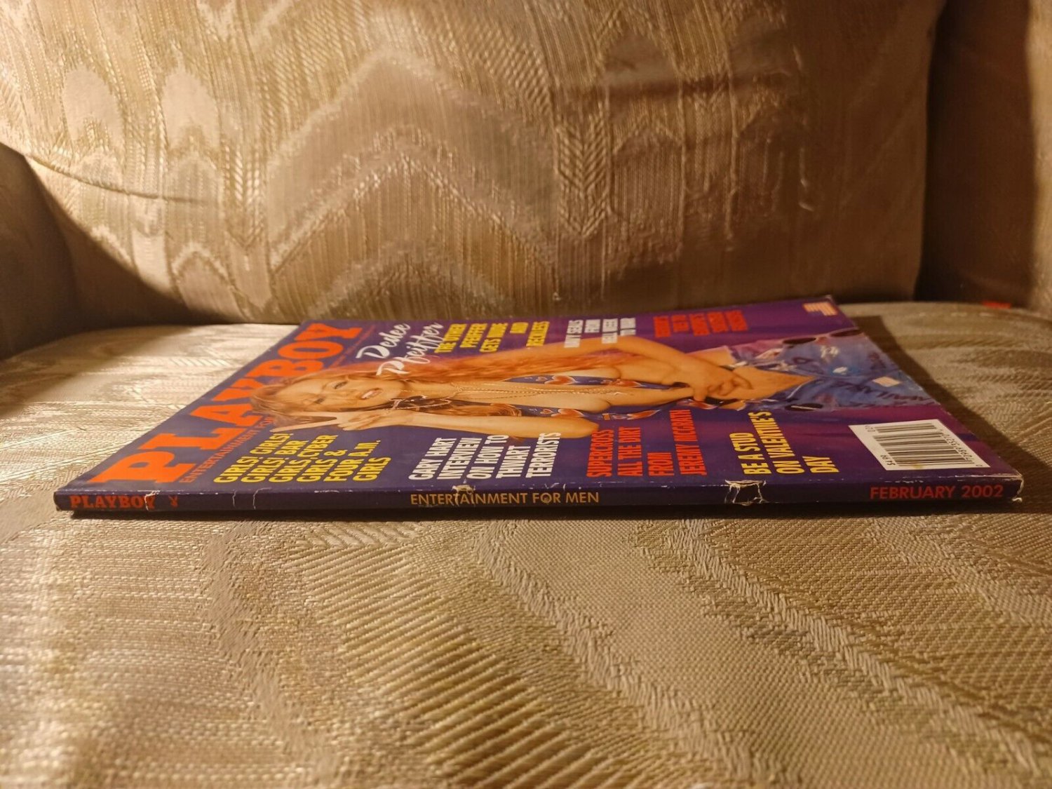 Playboy Magazine February 2002 Dedee Pfeiffer Jeremy McGrath Gary Hart