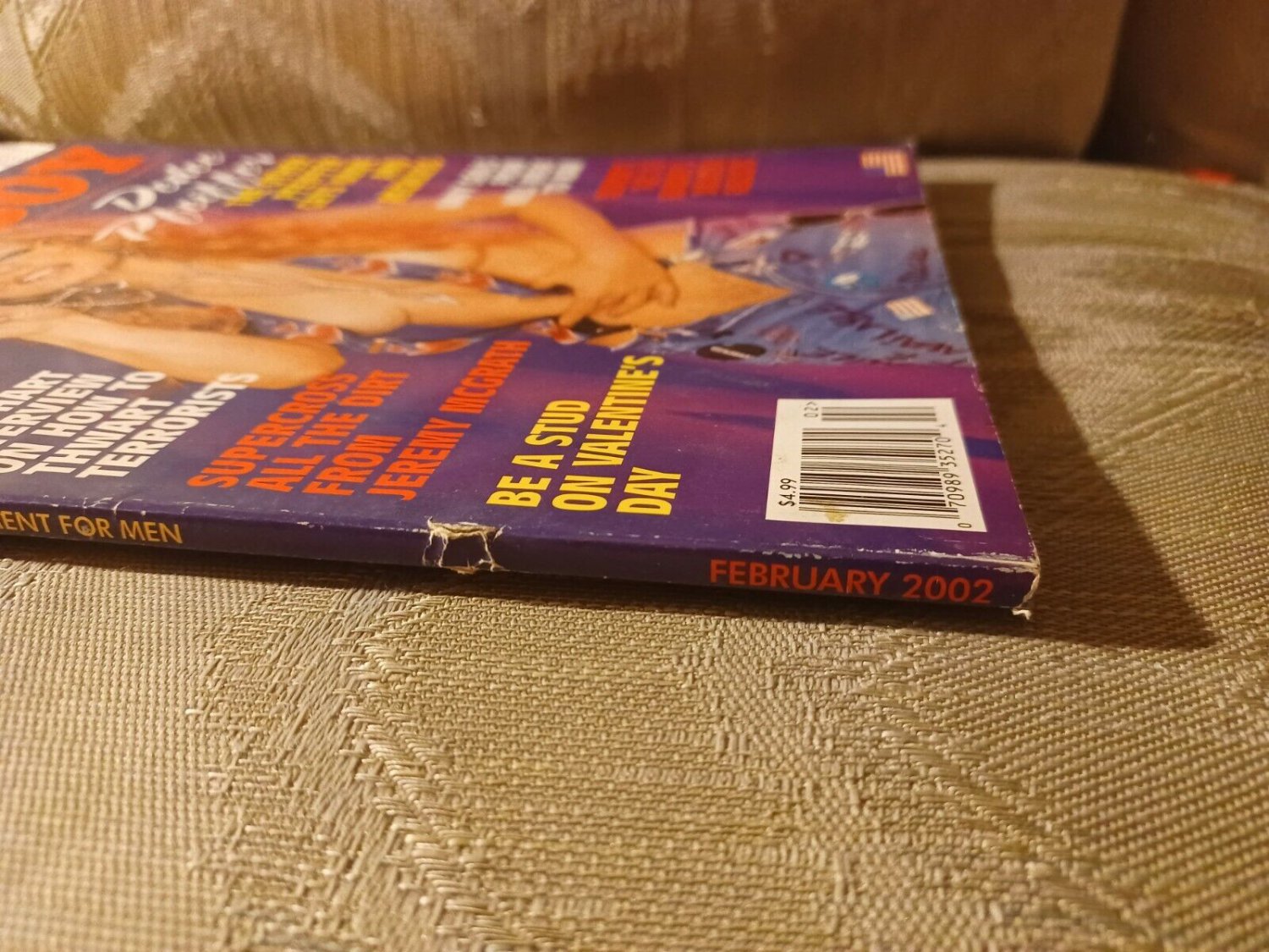 Playboy Magazine February 2002 Dedee Pfeiffer Jeremy McGrath Gary Hart