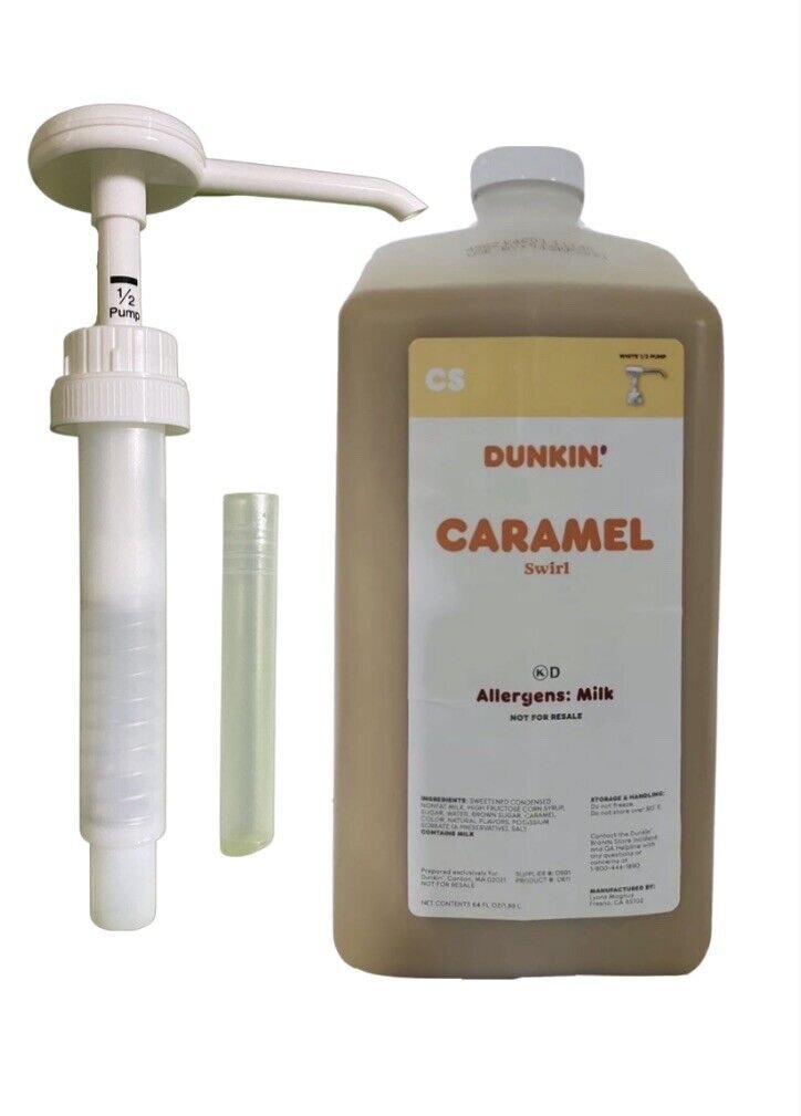 Dunkin Donuts Caramel Swirl with Pump FREE SHIPPING