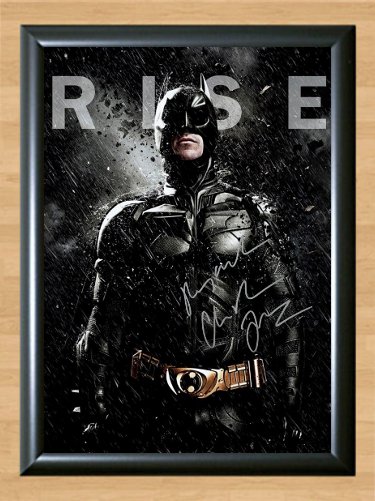 Batman Dark Knight Rises Christian Bale Signed Autographed Photo Print Poster mo125 A4 8.3x11.7""