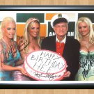 Hugh Hefner Holly Madison Bridget Kendra Playboy Signed Autographed Photo Poster mo1048 A3 11.7x16.5