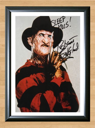 Freddy Krueger Halloween Nightmare Signed Autographed Photo Print Memorabilia mo185 A3 11.7x16.5""