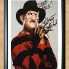 Freddy Krueger Halloween Nightmare Signed Autographed Photo Print Memorabilia mo185 A3 11.7x16.5""