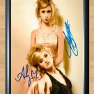 Aly n AJ Michalka Signed Autographed Photo Poster 4 tv513 A4 8.3x11.7""