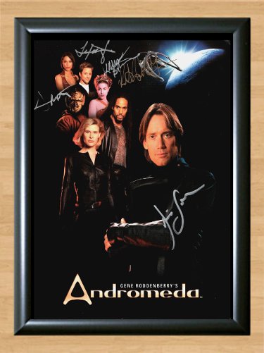 Andromeda Kevin Sorbo Cast Signed Autographed Photo Poster tv521 A4 8.3x11.7""