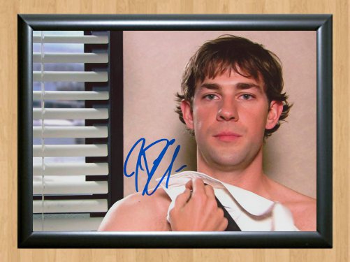 John Krasinski The Office Signed Autographed Photo Poster 1 tv831 A4 8.3x11.7""