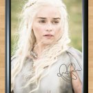 Emilia Clarke Daenerys Game Of Thrones Signed Autographed Print Poster Photo tv126 A3 11.7x16.5""