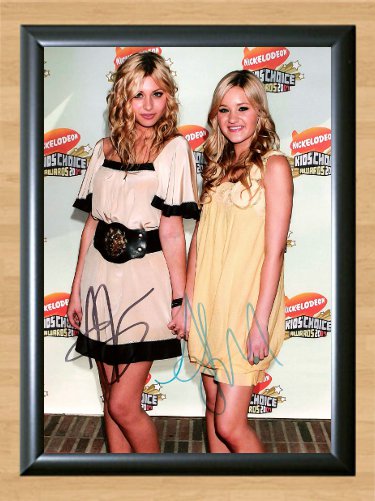 Aly n AJ Michalka Signed Autographed Photo Poster 3 tv512 A3 11.7x16.5""