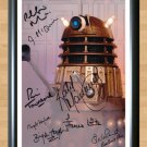Doctor Who Cast Dalek Signed Autographed Photo Poster tv582 A3 11.7x16.5""