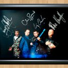 Red Dwarf Cast Signed Autographed Photo Poster 2 tv911 A3 11.7x16.5""