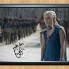 Emilia Clarke Daenerys Game Of Thrones Signed Autographed Print Poster Photo 9 tv124 A2 16.5x23.4"