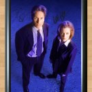 X-Files David Duchovny Gillian Anderson Signed Autographed Print Photo Poster 4 tv154 A2 16.5x23.4"
