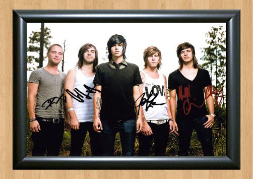 Sleeping with Sirens Ears Signed Autographed Photo Print Poster mu50 A2 16.5x23.4"