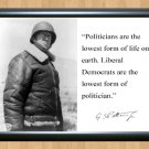 General George S. Patton WWII Politician Quote Signed Autographed Print Photo h4 A2 16.5x23.4"