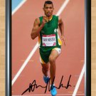 Wade Van Niekerk Olympics Rio 2016 Autographed Signed Print Photo Memorabilia ath12 A4 8.3x11.7""