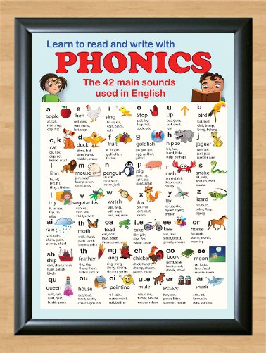 Learn Phonics Kids Children Educational Ready to use packaging Photo Print edu8 A4 8.3x11.7""