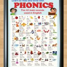 Learn Phonics Kids Children Educational Ready to use packaging Photo Print edu8 A4 8.3x11.7""