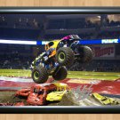 Black Stallion Michael Vaters Monster Jam Truck Signed Autograph Print Photo exs13 A4 8.3x11.7""
