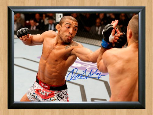 Jose Aldo UFC MMA Signed Autographed Print Poster Photo Print Memoribilia 1 ufc23 A4 8.3x11.7""