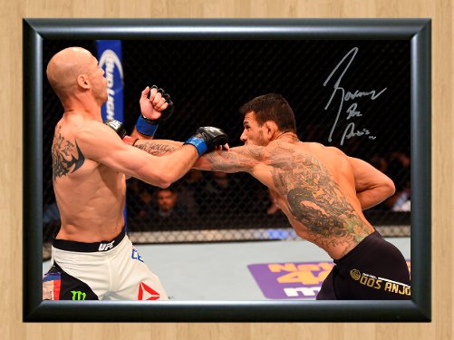 Rafael Dos Anjos UFC MMA Signed Autographed Print Photo Print Memoribilia 1 ufc37 A4 8.3x11.7""