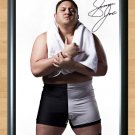 Samoa Joe Nuufolau Seanoa WWE Signed Autographed Print Poster Photo wwf ufc 1 wwe40 A4 8.3x11.7""
