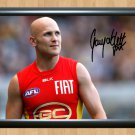 Gary Ablett Jr Gold Coast Autographed Signed Print Photo Poster Memorabilia afl13 A3 11.7x16.5""