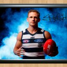 Joel Selwood Geelong Cats Autographed Signed Photo Poster AFL Memorabilia afl48 A3 11.7x16.5""