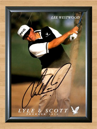 Lee Westwood Golf Signed Autographed Poster Photo Memorabilia gol29 A3 11.7x16.5""