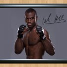 Uriah Hall UFC Kickboxing MMA WWE Signed Autographed Print Poster Photo belt ufc14 A3 11.7x16.5""