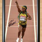 Shelly Ann Fraser Pryce Olympic Autographed Signed Print Photo Memorabilia 2 ath21 A2 16.5x23.4"