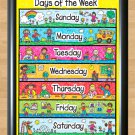 Days of the Week Kids Children Educational Ready to use packaging Photo Print edu5 A2 16.5x23.4"