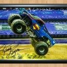 Man of Steel Randy Brown Monster Jam Truck Signed Autographed Photo Print exs17 A2 16.5x23.4"