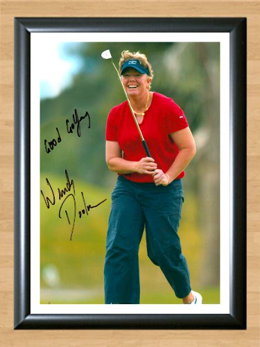 Wendy Doolan Golf Signed Autographed Poster Photo Memorabilia gol76 A2 16.5x23.4"