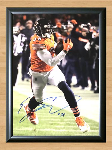 Eddie Jackson Chicago Bears NFL Signed Autographed Photo Poster Memorabilia nfl33 A2 16.5x23.4"