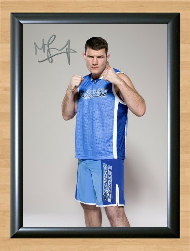 Michael Bisping UFC MMA Signed Autographed Print Photo Print Memoribilia 1 ufc33 A2 16.5x23.4"