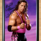 Bret Hart WWE Signed Autographed Print Photo Poster belt diva WWF UFC gloves wwe23 A2 16.5x23.4"