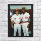 Eric Davis Signed Autographed Photo Poster bas37 A4 8.3x11.7""