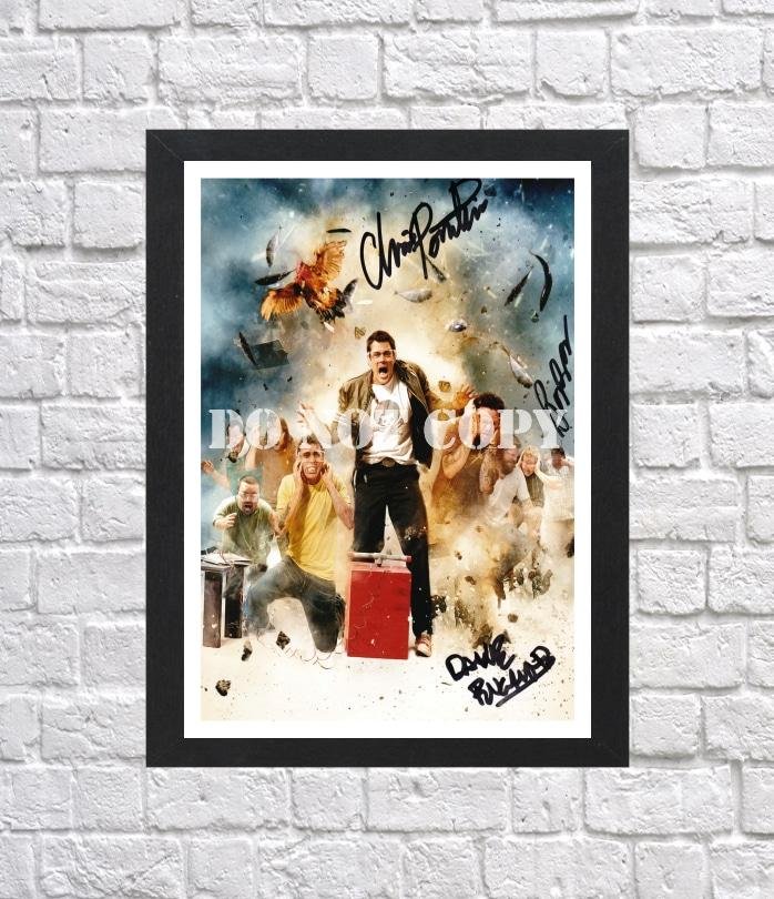 Jackass Cast Signed Autographed Photo Poster 1 mo1684 A4 8.3x11.7""
