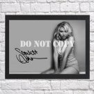 Scarlett Johansson Signed Autographed Photo Poster mo1607 A4 8.3x11.7""