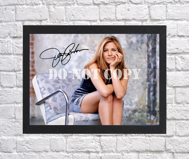 Jennifer Aniston Signed Autographed Photo Poster mo1577 A4 8.3x11.7""