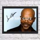 Samuel L Jackson Signed Autographed Photo Poster mo1568 A4 8.3x11.7""