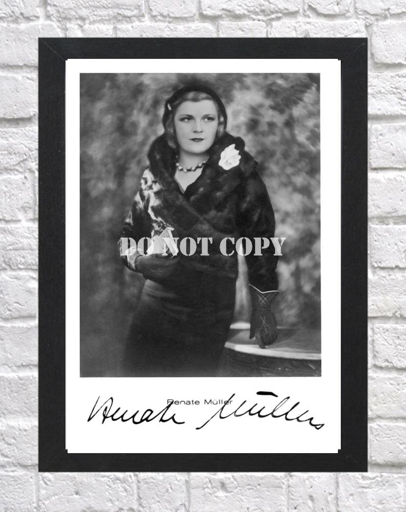 Renate Muller Signed Autographed Photo Poster tv1097 A4 8.3x11.7""