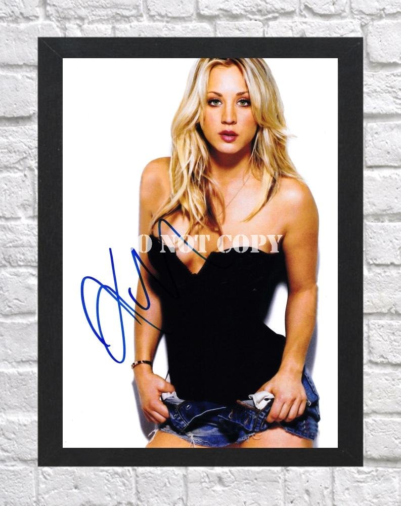 Kaley Cuoco The Big Bang Theory Signed Autographed Photo Poster 2 tv1057 A4 8.3x11.7""