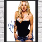 Kaley Cuoco The Big Bang Theory Signed Autographed Photo Poster 2 tv1057 A4 8.3x11.7""