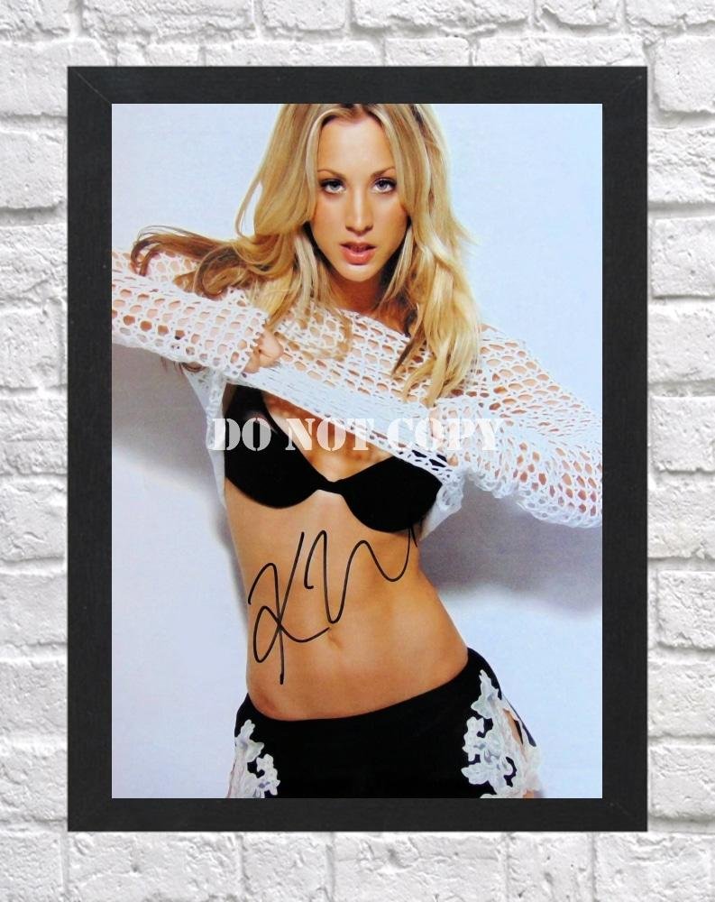 Kaley Cuoco The Big Bang Theory Signed Autographed Photo Poster 1 tv1056 A4 8.3x11.7""
