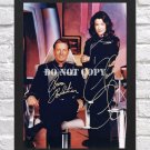 Claudia Christian Bruce Boxleitner Babylon 5 Signed Autographed Photo Poster tv1024 A4 8.3x11.7""