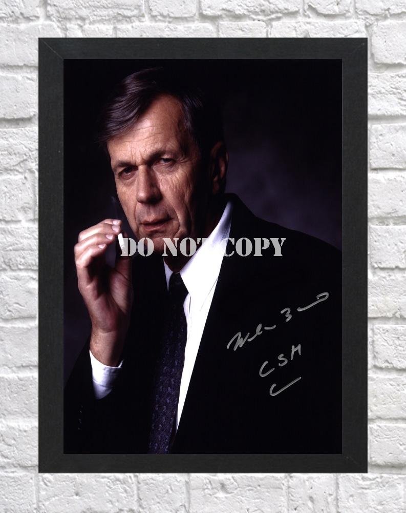 William B. Davis X Files Signed Autographed Photo Poster tv1000 A4 8.3x11.7""