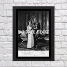 Queen Elizabeth II and Prince Philip Autographed Signed Print Photo Poster h128 A4 8.3x11.7""