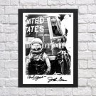 John Glenn Mercury spacecraft Friendship7 Autographed Signed Print Photo Poster h108 A4 8.3x11.7""